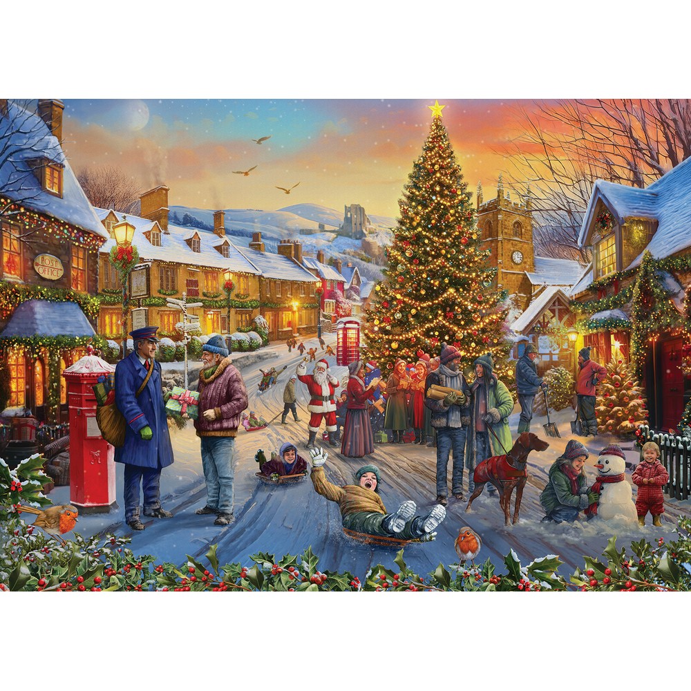 Puzzle - Jumbo - Falcon - Christmas Cheer (1000 pieces)