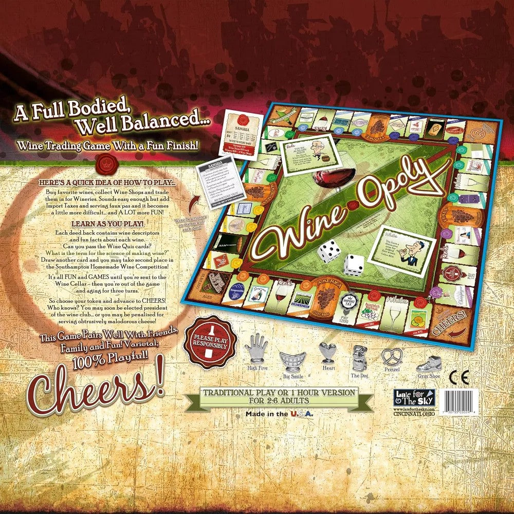 Wine-Opoly - Late for the Sky