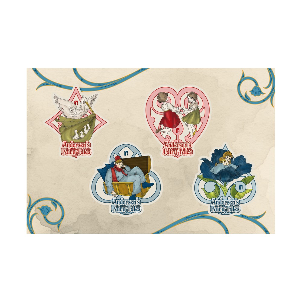 Andersen's Fairy Tales Playing Cards - HALF-BRICK SET