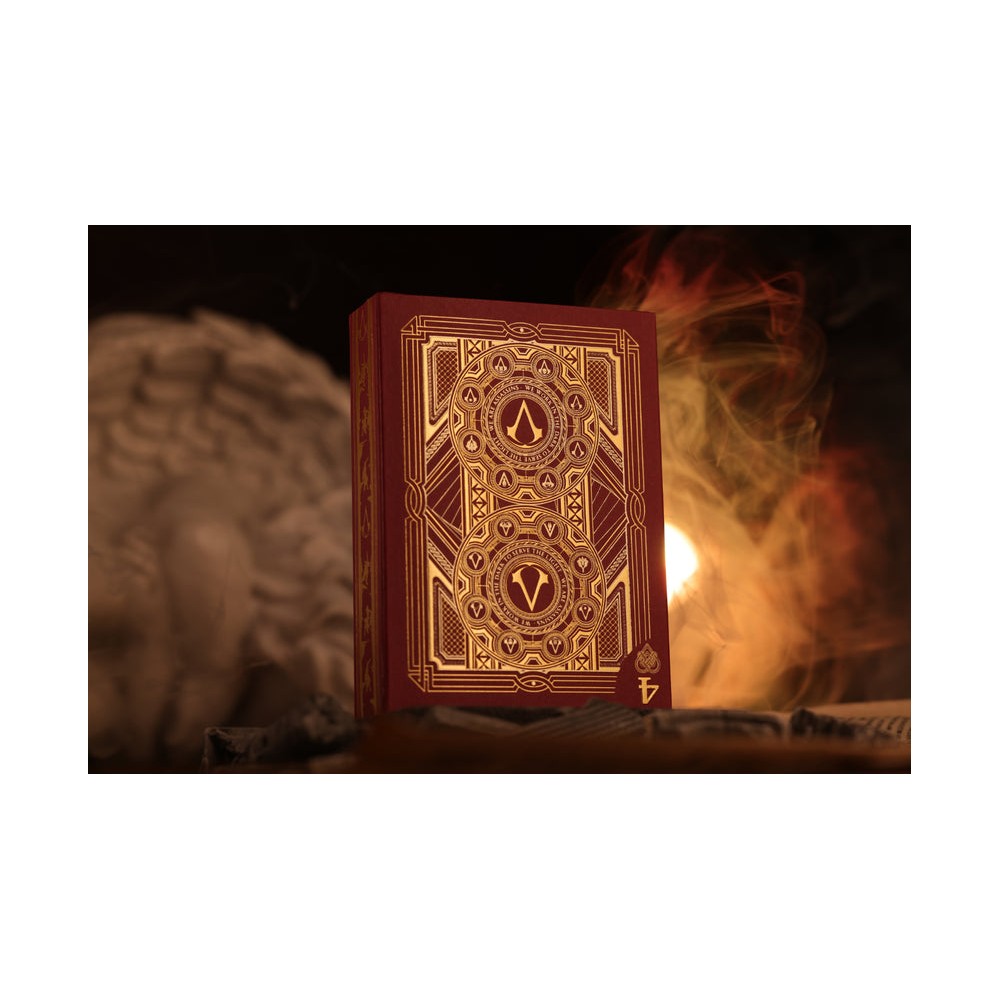 Assassin's Creed Legacy Ver. II Playing Cards - Garnet Hidden Blade Edition