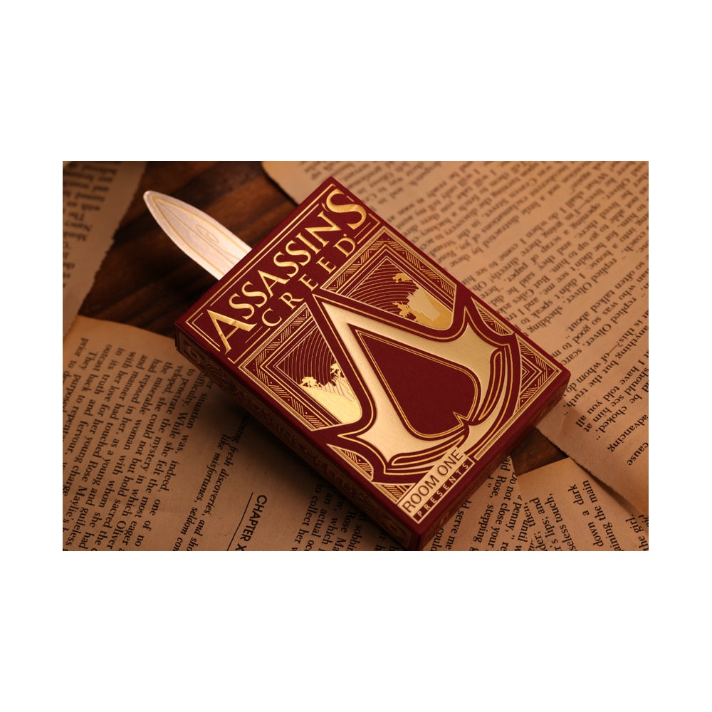 Assassin's Creed Legacy Ver. II Playing Cards - Garnet Hidden Blade Edition