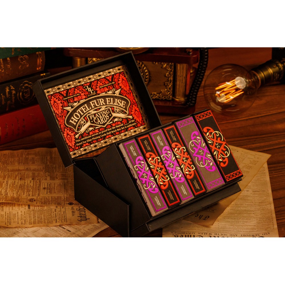 Hotel Fur Elise Playing Cards - Half-Brick Set