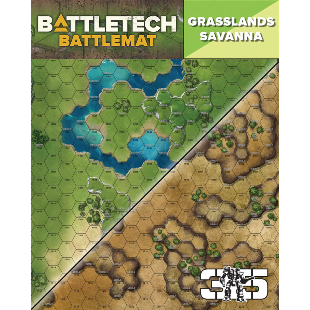 Battletech Mat Grasslands / Savanna