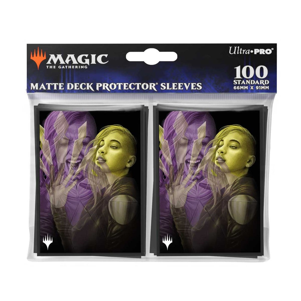 Ultra Pro: UP38587 Duskmourn 100ct Sleeves Alt Art Key Character Mythic 3 for Magic: The Gathering