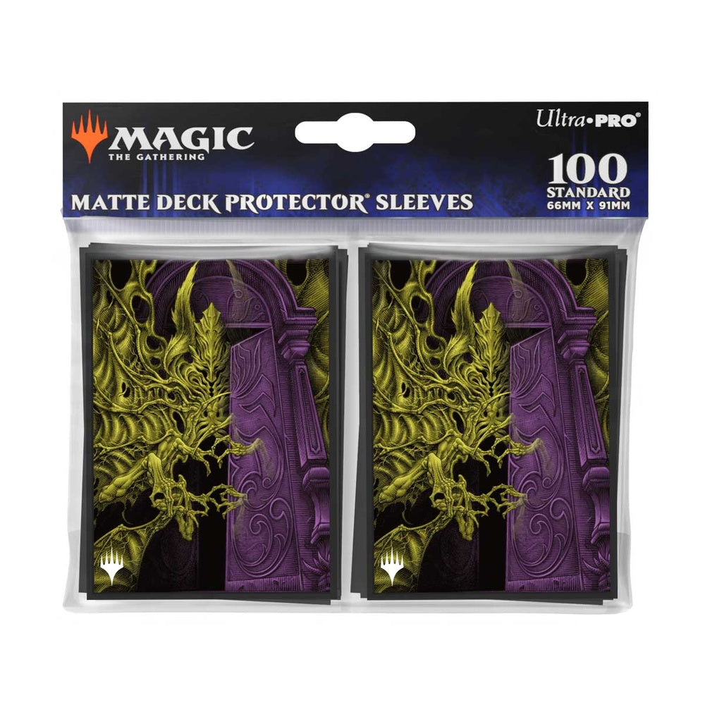 Ultra Pro: UP38588 Duskmourn 100ct Sleeves Alt Art Key Character Mythic 4 for Magic: The Gathering