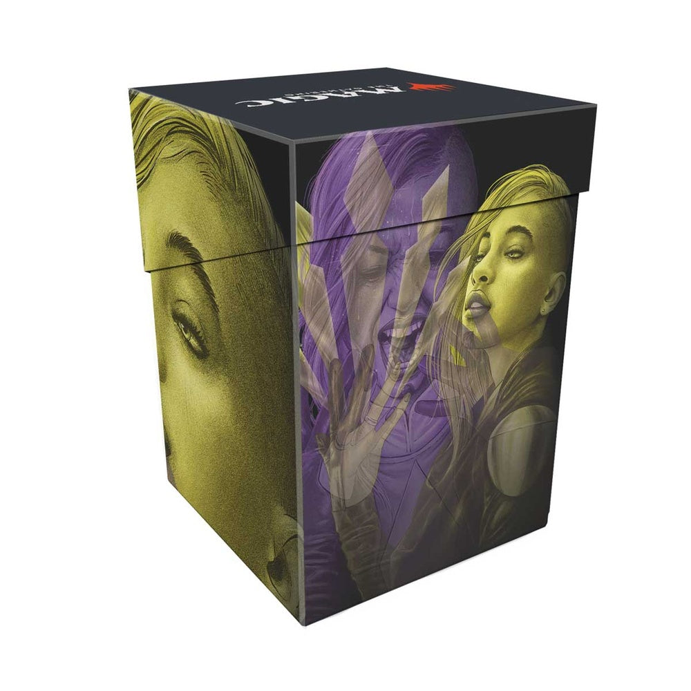 Ultra Pro: UP38598 Duskmourn 100+ Deck Box Alt Art Key Character Mythic 3 for Magic: The Gathering