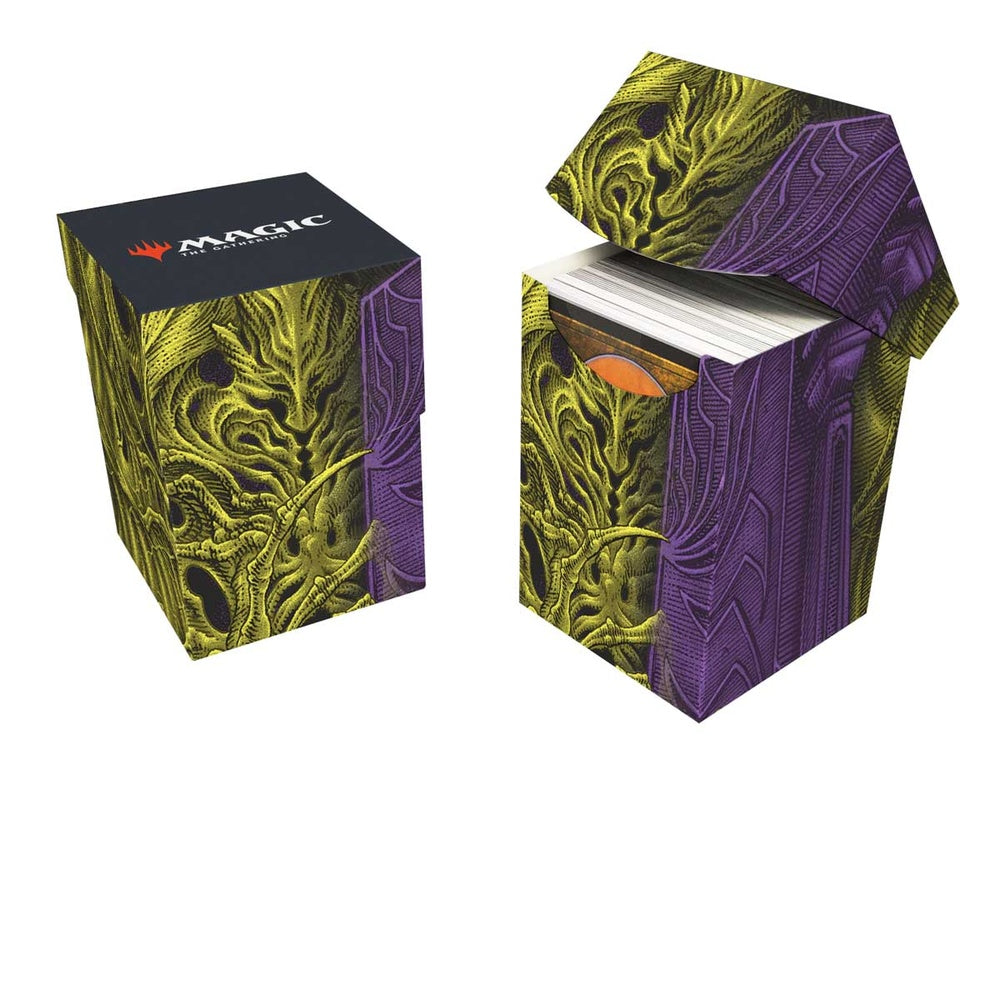 Ultra Pro: UP38599 Duskmourn 100+ Deck Box Alt Art Key Character Mythic 4 for Magic: The Gathering