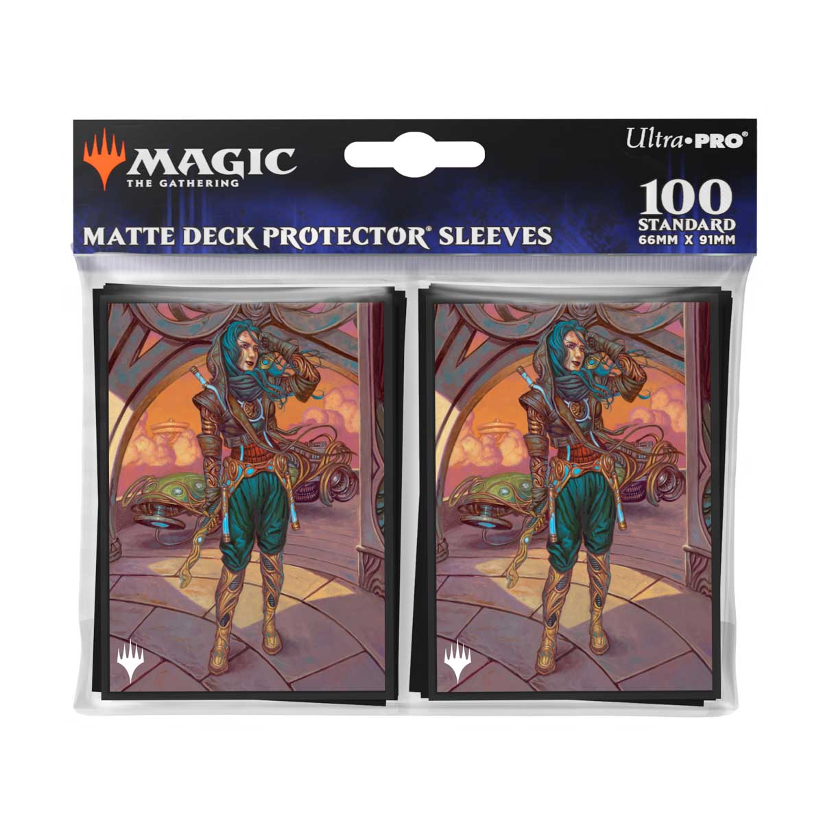 Ultra Pro: UP38663 MTG 2025 Aetherdrift 100ct Deck Protector Sleeves Borderless Racer 1 MtG