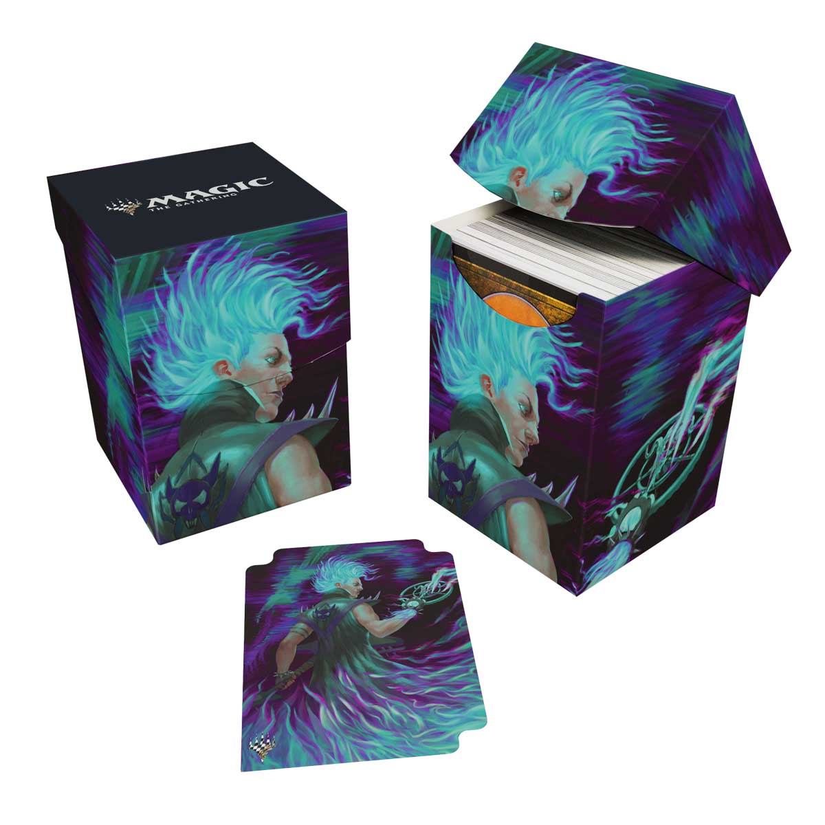 Ultra Pro: UP38670 MTG 2025 Aetherdrift 100+ Deck Box Borderless Racer 2 for MtG
