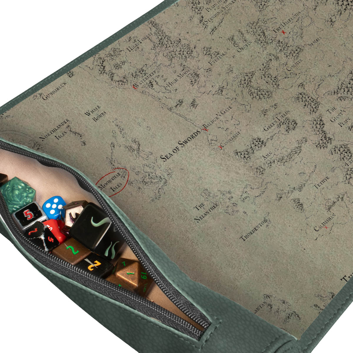 Ultra Pro: UP38773 D&D Artifacts Across Eternities: Drizzt & the Forgotten Realms Dice Scroll Map