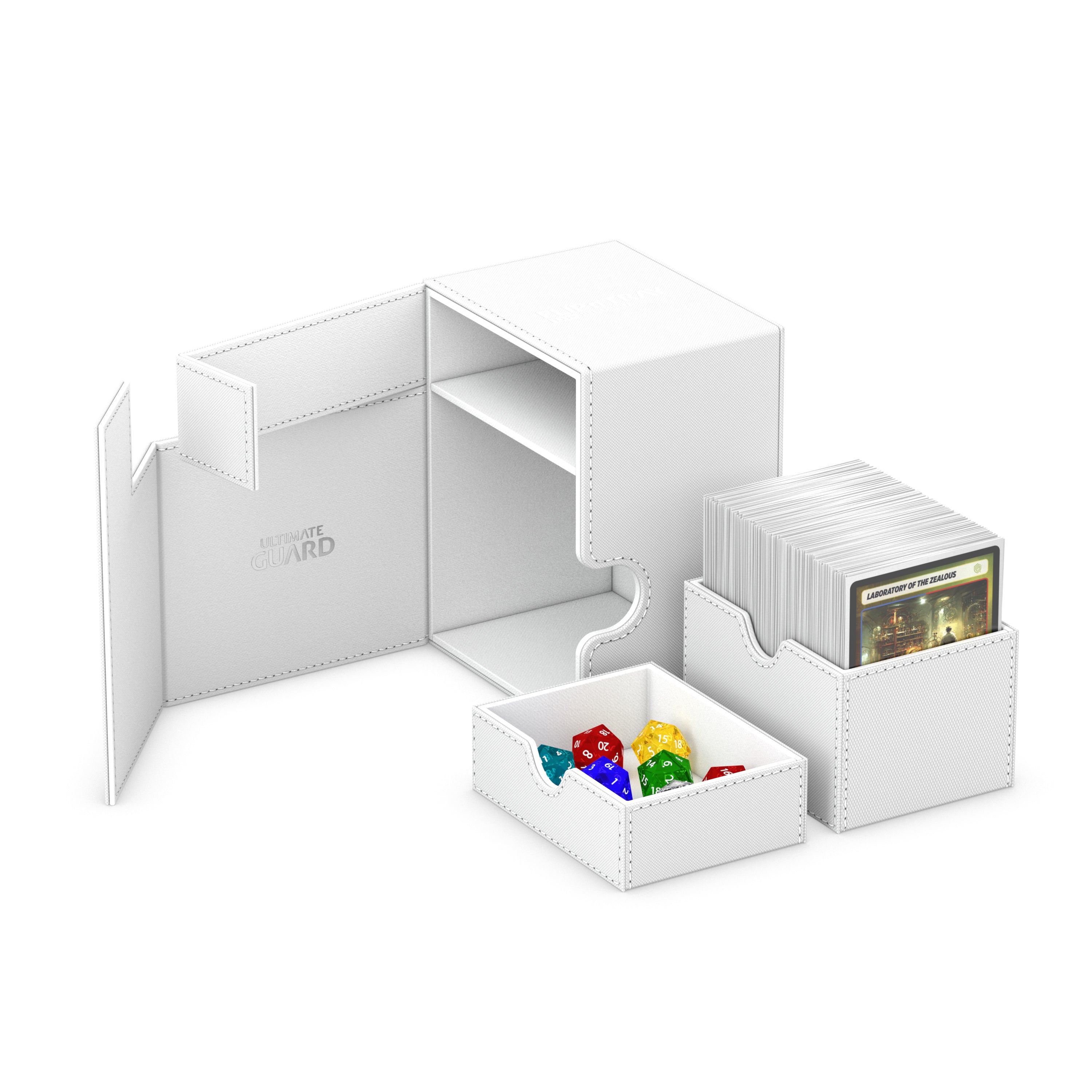 Ultimate Guard: Deck Box – XenoSkin Flip'n'Tray 133+ – White