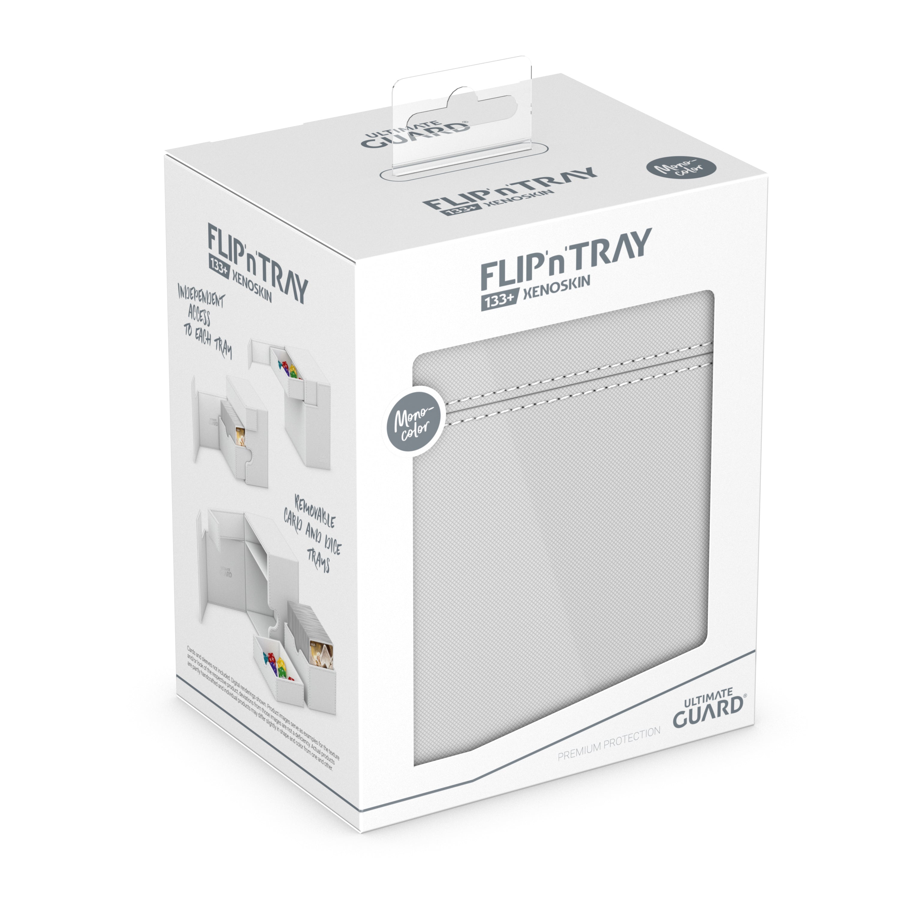 Ultimate Guard: Deck Box – XenoSkin Flip'n'Tray 133+ – White