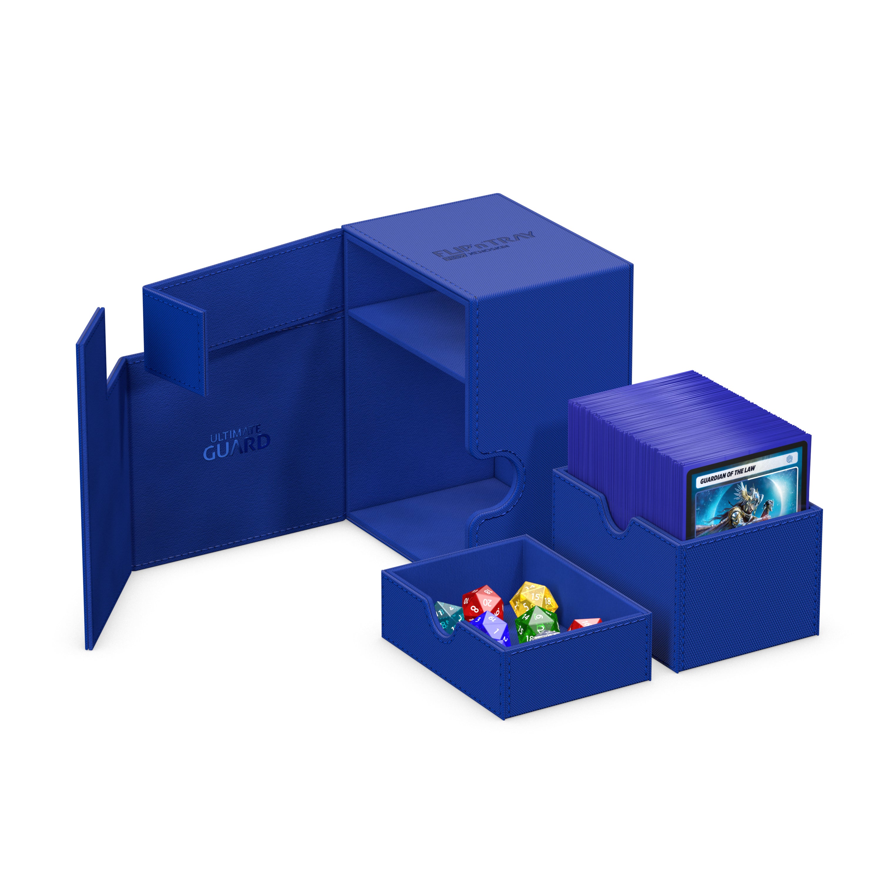 Ultimate Guard: Deck Box – XenoSkin Flip'n'Tray 133+ – Blue