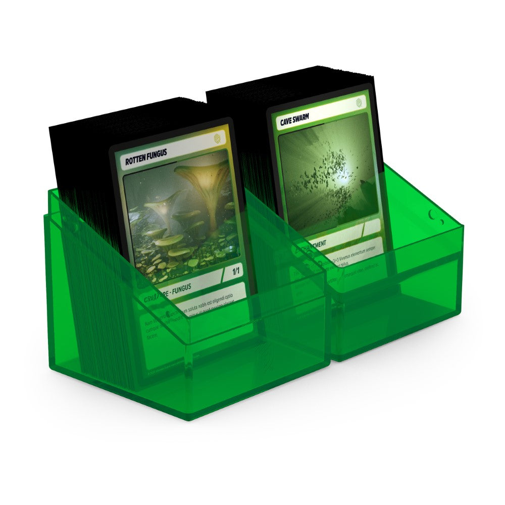 Ultimate Guard: Deck Box – Boulder 100+ – Clear: Emerald