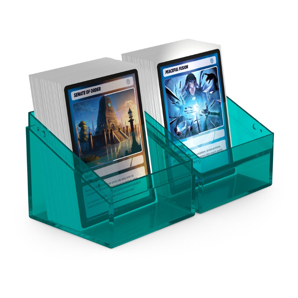 Ultimate Guard: Deck Box – Boulder 100+ – Clear: Malachite