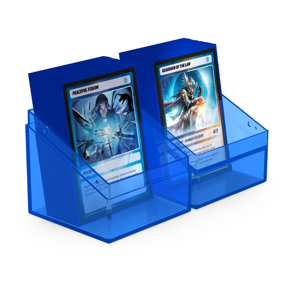 Ultimate Guard: Deck Box – Boulder 100+ – Clear: Sapphire