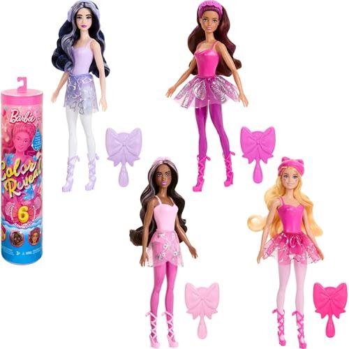 Barbie - Reveal - Color Reveal Barbie Balletcore Series Assortment (6)