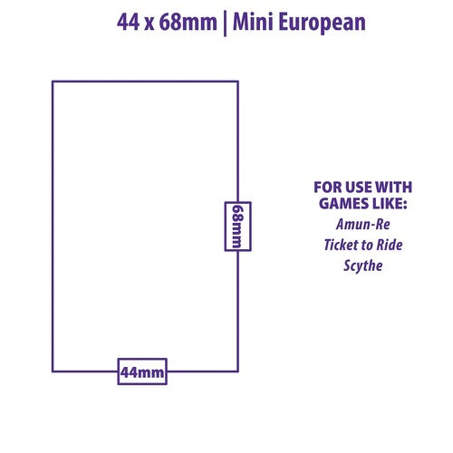 Ultra Pro: UP82661 44mm X 68mm Mini European Board Game Sleeves 50ct