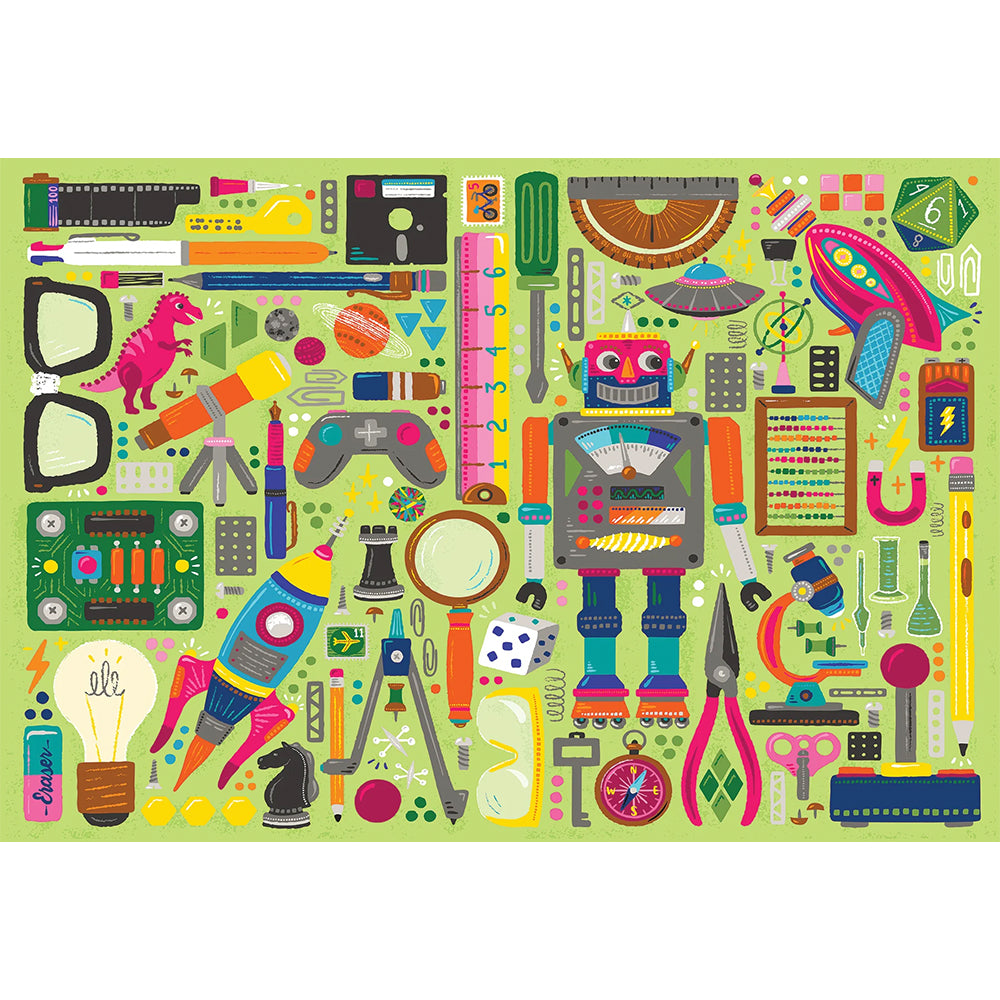 Puzzle - Cobble Hill - Nerdy Junk Drawer - 100pc