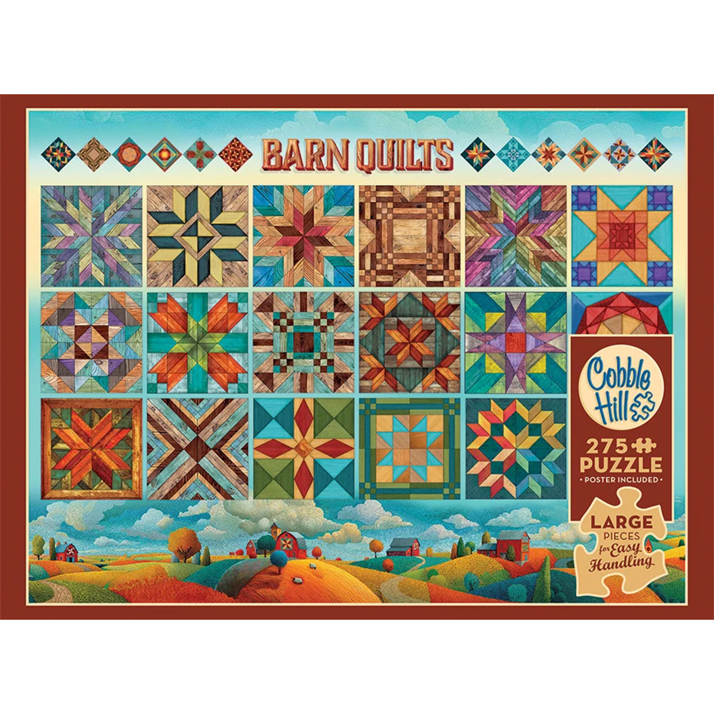 Puzzle - Cobble Hill - Barn Quilts - 275pc