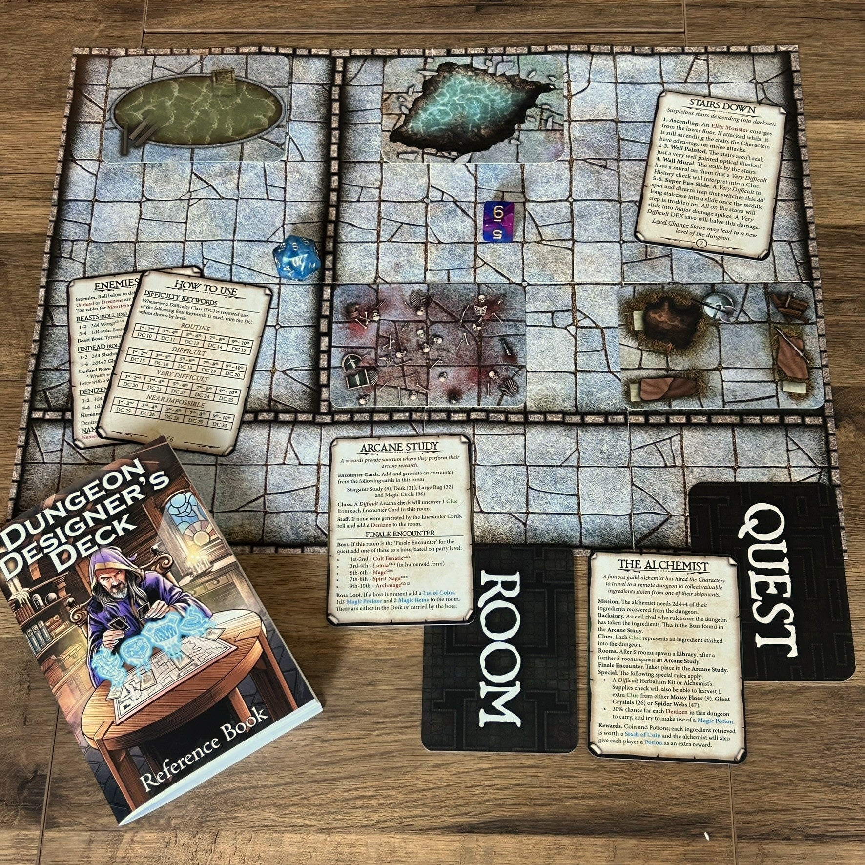 Dungeon Designers Deck Deal Your Own Dungeon