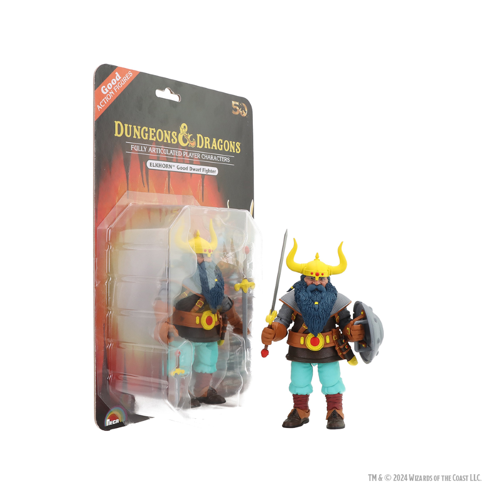 Dungeons & Dragons 7” Scale Action Figure – Limited 50th Anniversary Edition Elkhorn Figure