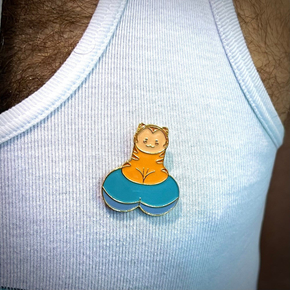 The Dick Sits - Enamel Pin - Dick Sittington