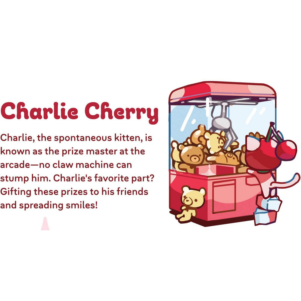 Fruit Meadows - Kawaii Cat Milk Carton-Cherry