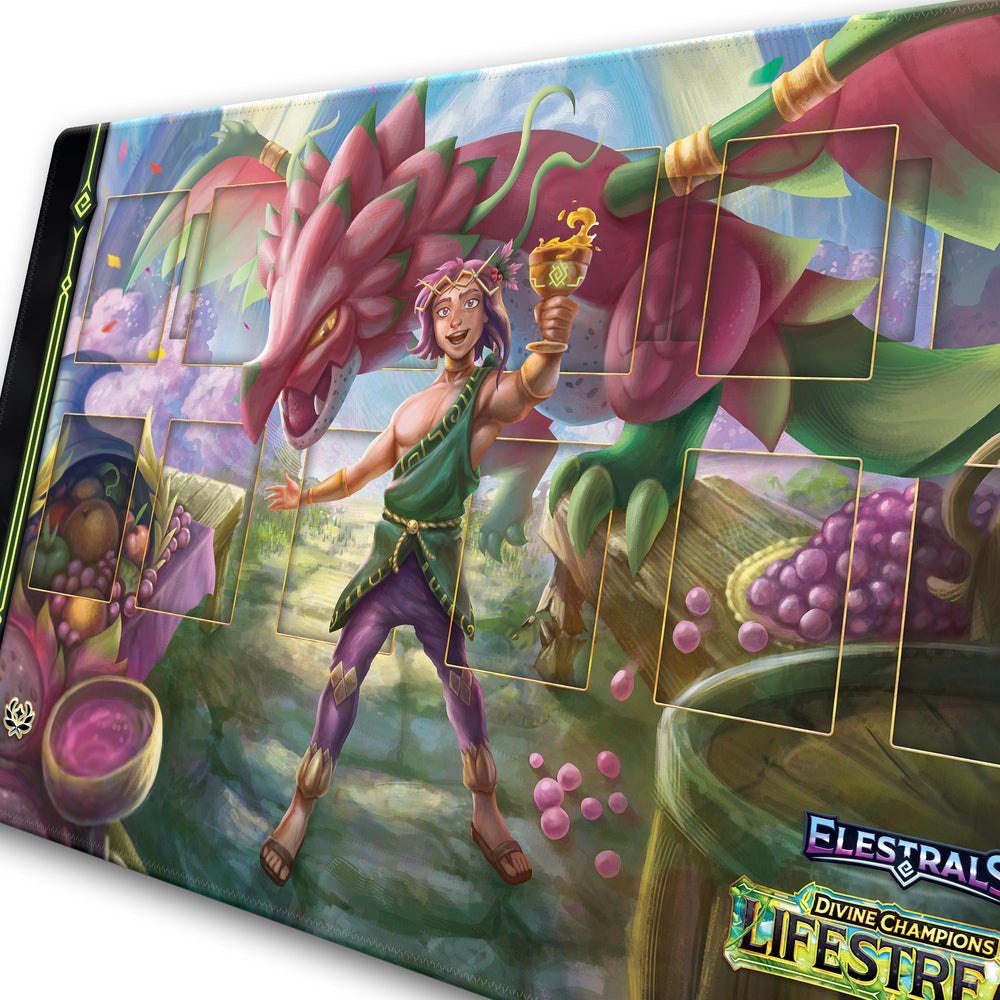Elestrals - Lifestream Ladogon Champion of Dionysus Playmat