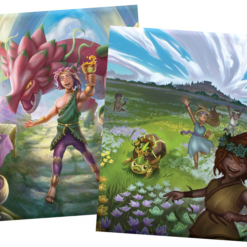 Elestrals - Lifestream Ladogon Champion of Dionysus Card Sleeves