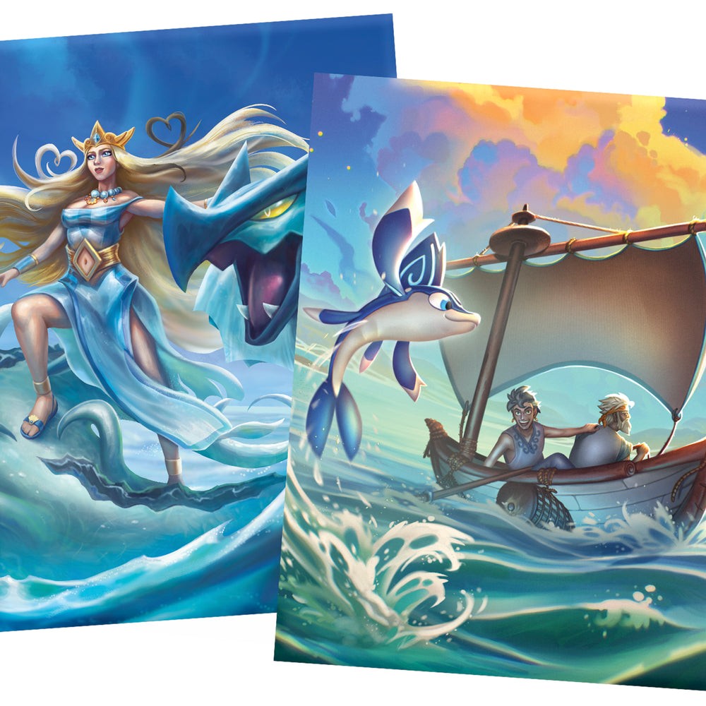 Elestrals - Lifestream Lochagon Champion of Aphrodite Card Sleeves