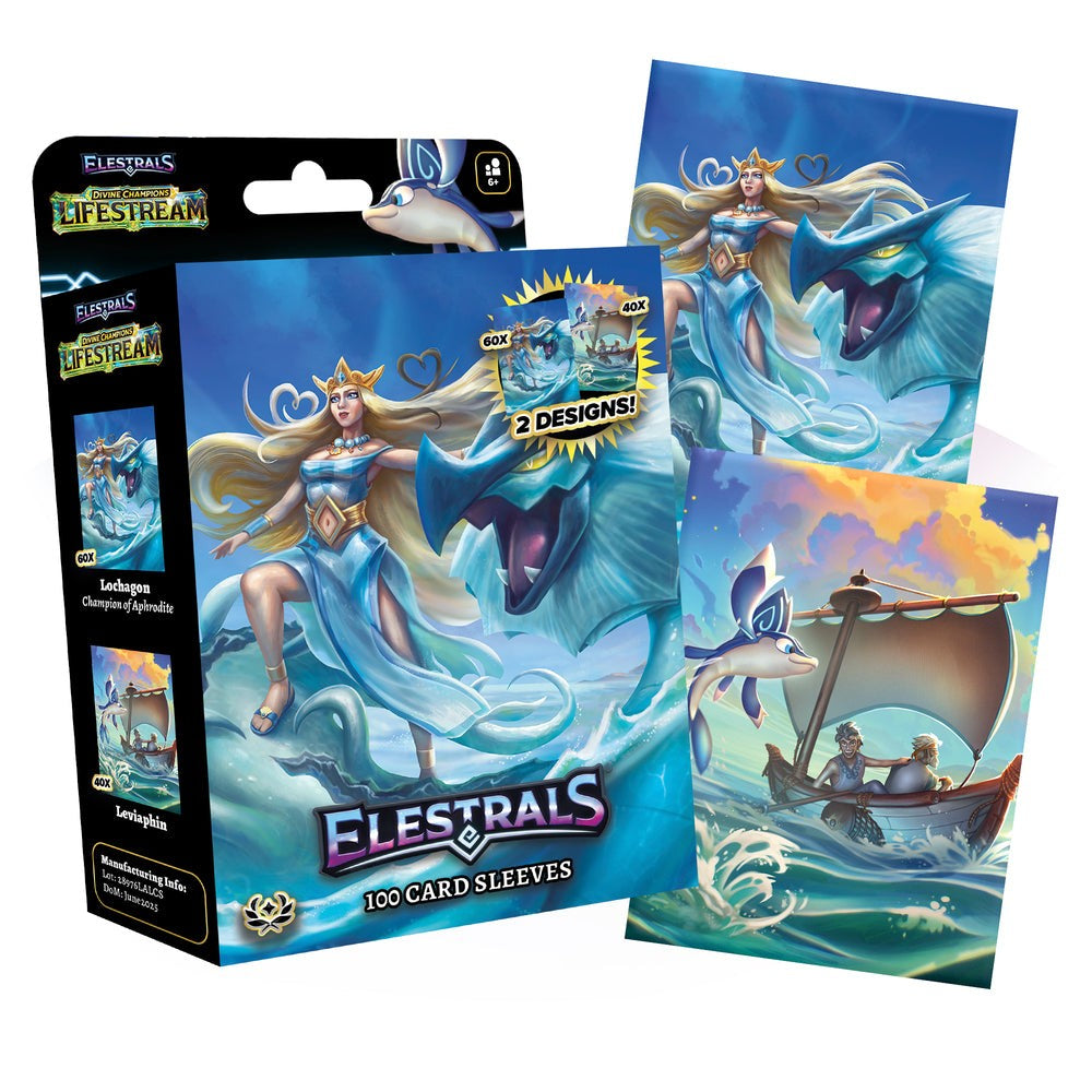 Elestrals - Lifestream Lochagon Champion of Aphrodite Card Sleeves