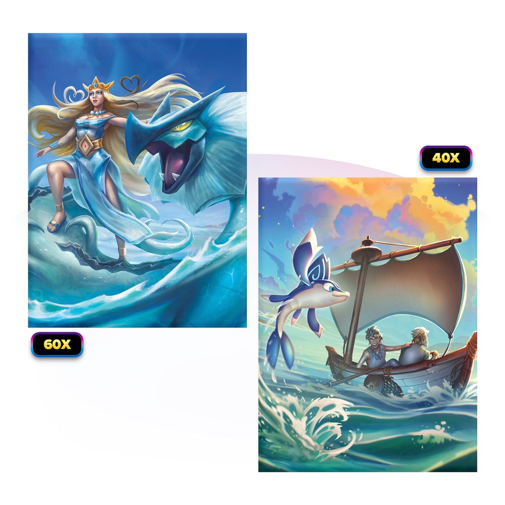 Elestrals - Lifestream Lochagon Champion of Aphrodite Card Sleeves