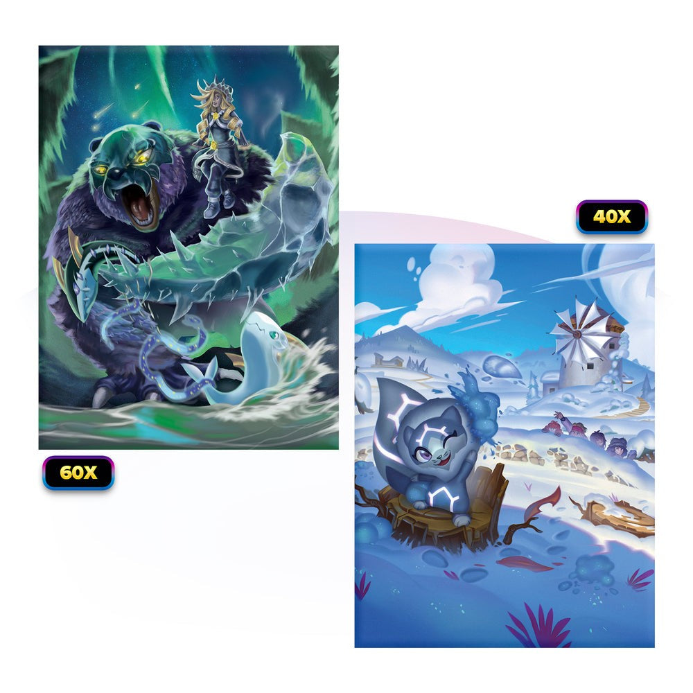 Elestrals - Lifestream Glaciursa Champion of Khione Card Sleeves