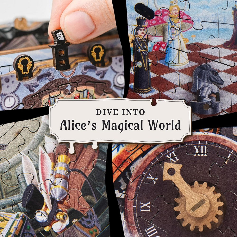 CluePuzzle - The Wonderbox of Alice - Clue box and Jigsaw