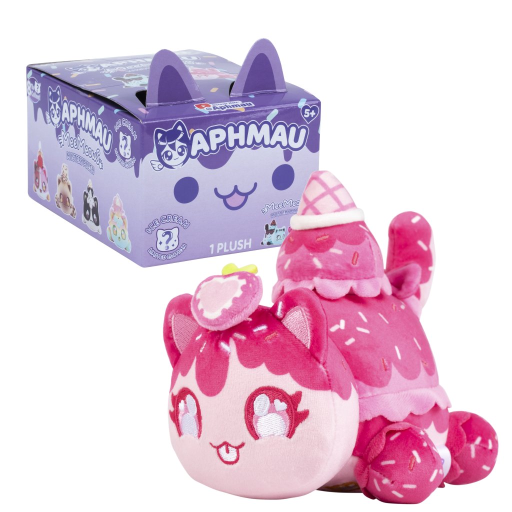 Aphmau 6" Mystery MeeMeows Plush - Ice Cream SEALED CASE