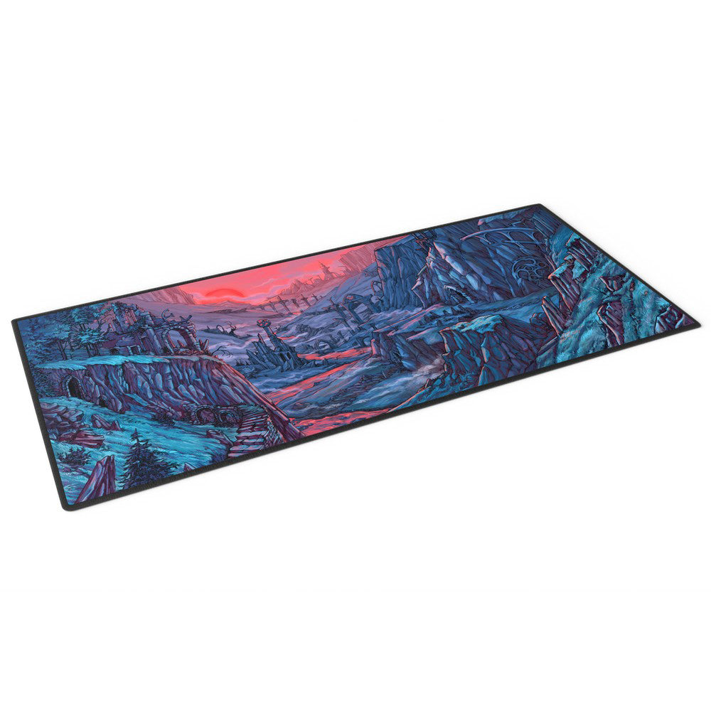 U2 Curator -  Arcane Landscapes - The Ruins Desk Mat