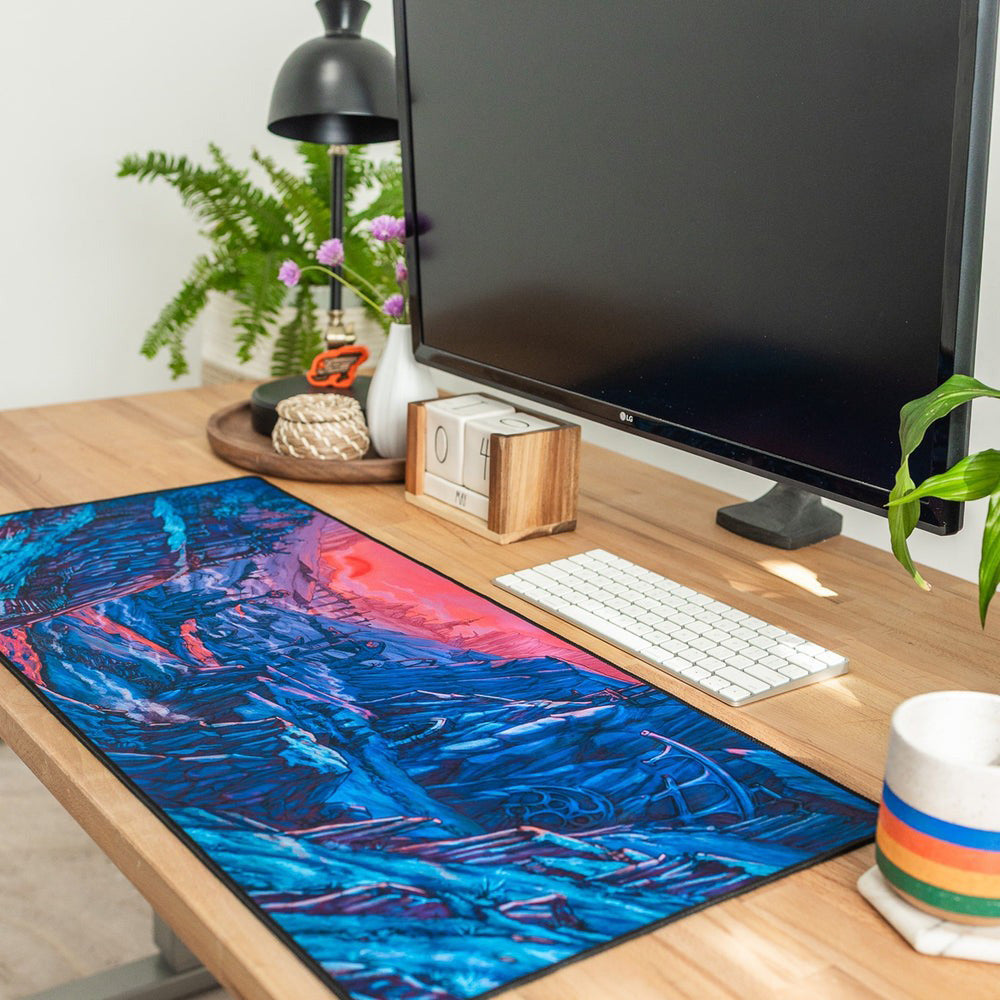 U2 Curator -  Arcane Landscapes - The Ruins Desk Mat