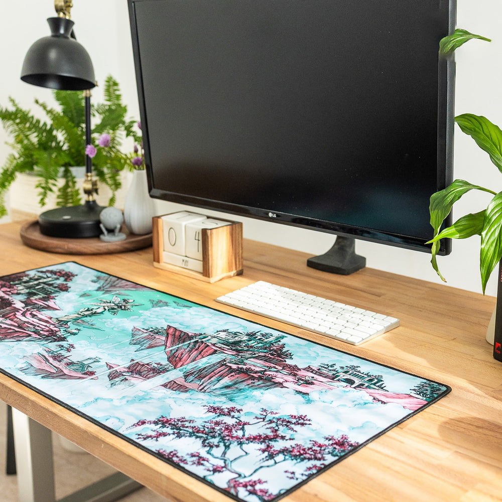U2 Curator -  Arcane Landscapes - The Mists Desk Mat