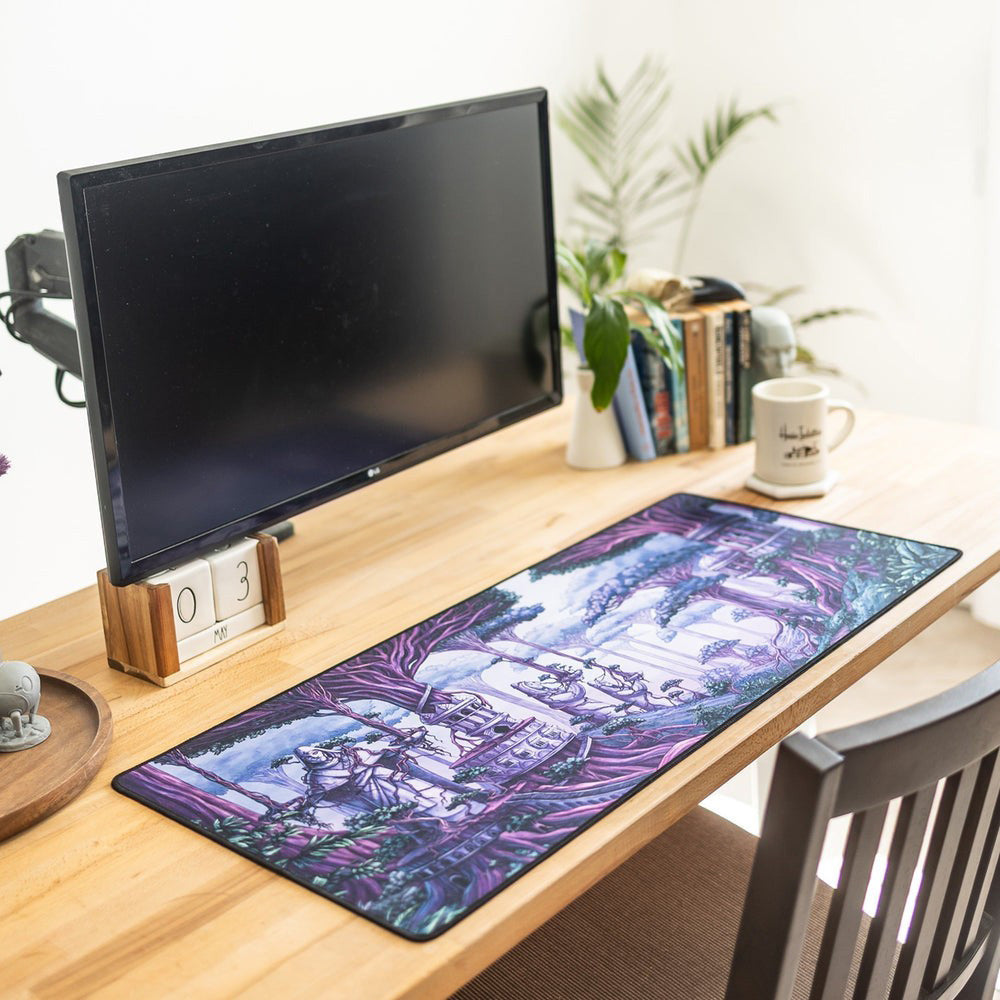U2 Curator -  Arcane Landscapes - The Mezzanines Desk Mat
