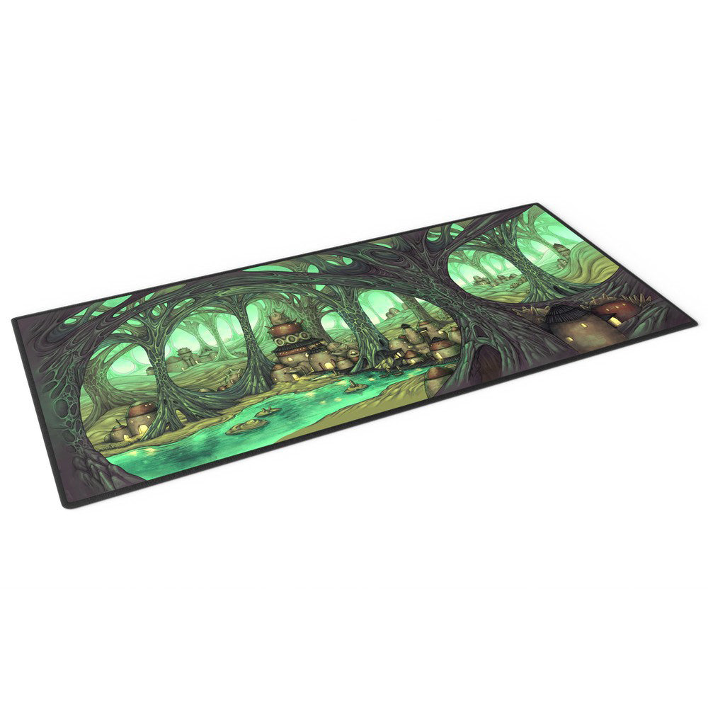U2 Curator -  Arcane Landscapes - The Caverns Desk Mat
