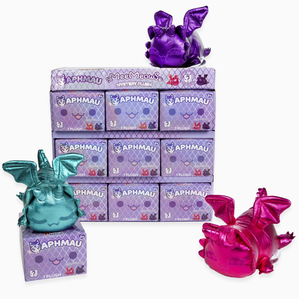 Aphmau 6" Mystery MeeMeows Plush - Dragon SEALED CASE