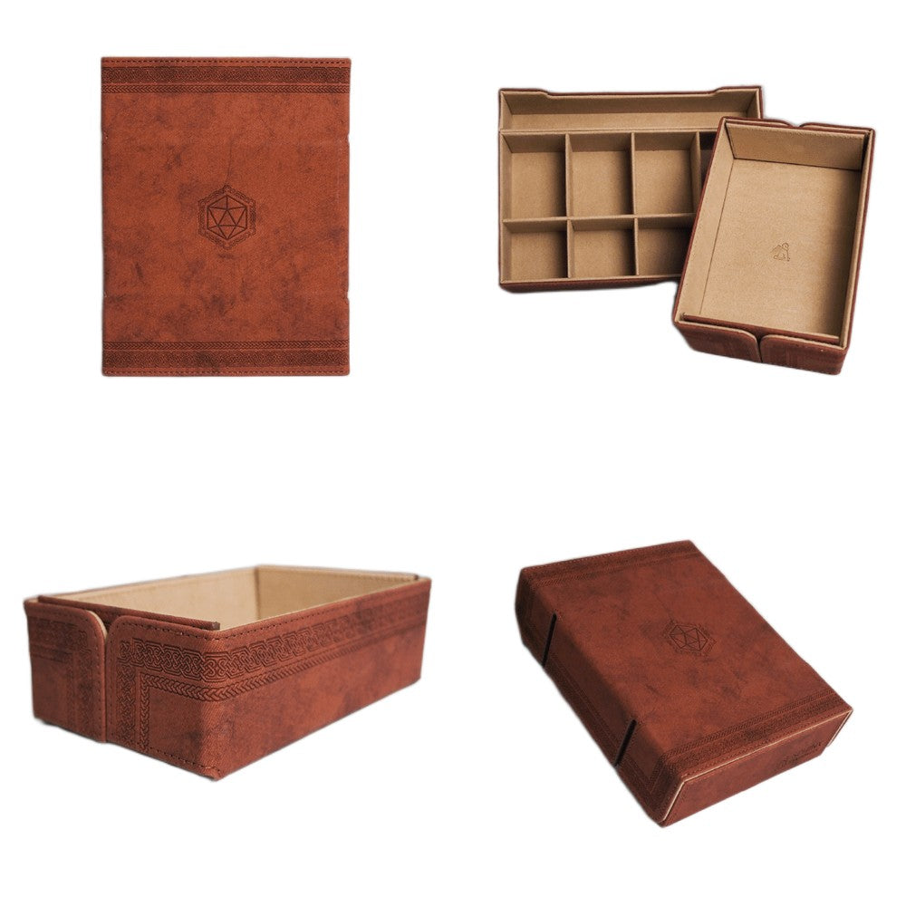 Sphinx Stationery - MagVault | Dice Organizer & Tray Walnut