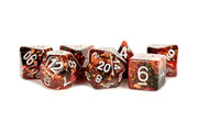 Fanroll: 16mm Resin Polyhedral Dice Set: Eternal Fire