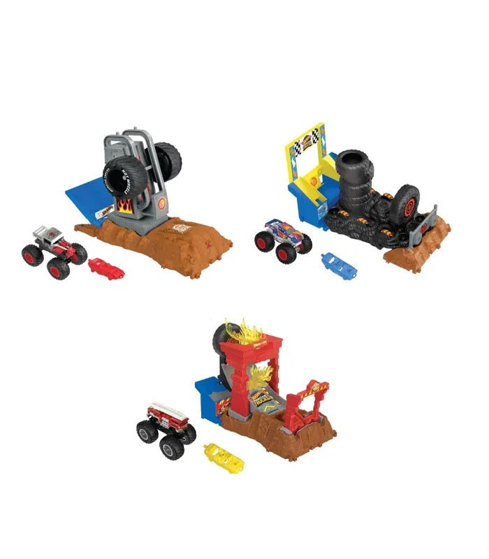 Hot Wheels - Monster Trucks - Arena Smashers: Entry Challenge Assortment (3)