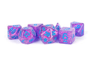 Fanroll: 16mm Resin Polyhedral Dice Set: Flash Purple