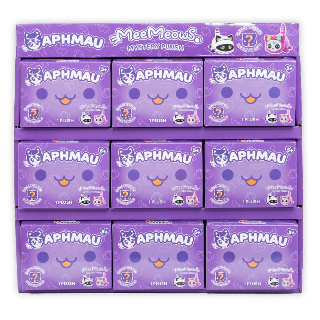 Aphmau 6" Mystery MeeMeows Plush - Halloween SEALED CASE