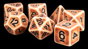 Fanroll: 16mm Resin Polyhedral Dice Set: Ancient Brown