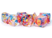 Fanroll: 16mm Resin Polyhedral Dice Set: Unicorn Cosmic Carnival