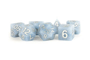 Fanroll: 16mm Sharp Edge Silicone Rubber Poly Dice Set: Glacial Debris